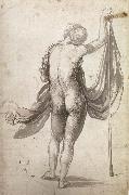 Albrecht Durer, Nude With Staff seen from behind